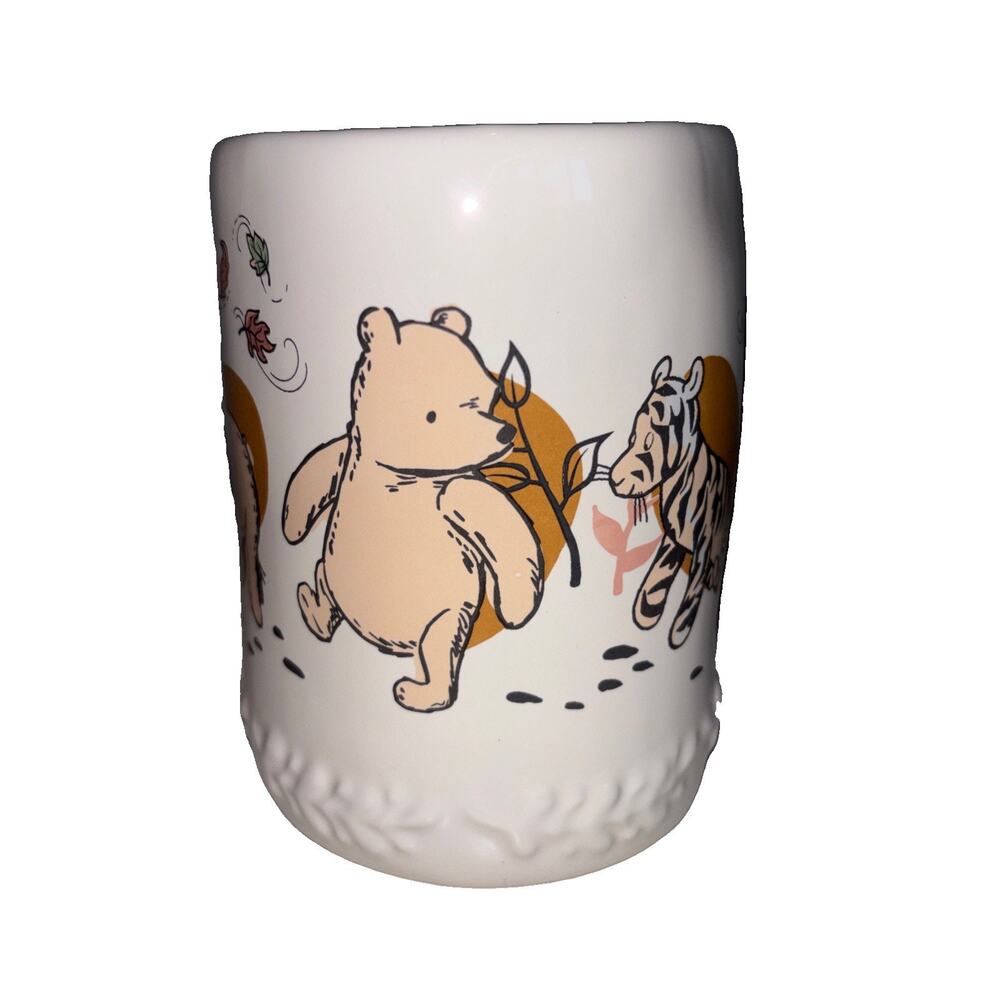 Rae Dunn Winnie The Pooh Fall “Blessed” Coffee Mug 100th Anniversary Tigger NEW